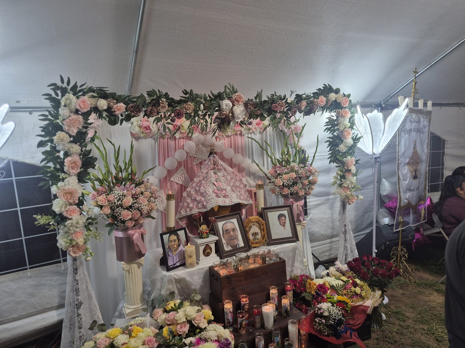 La Virgencita recibida en casa