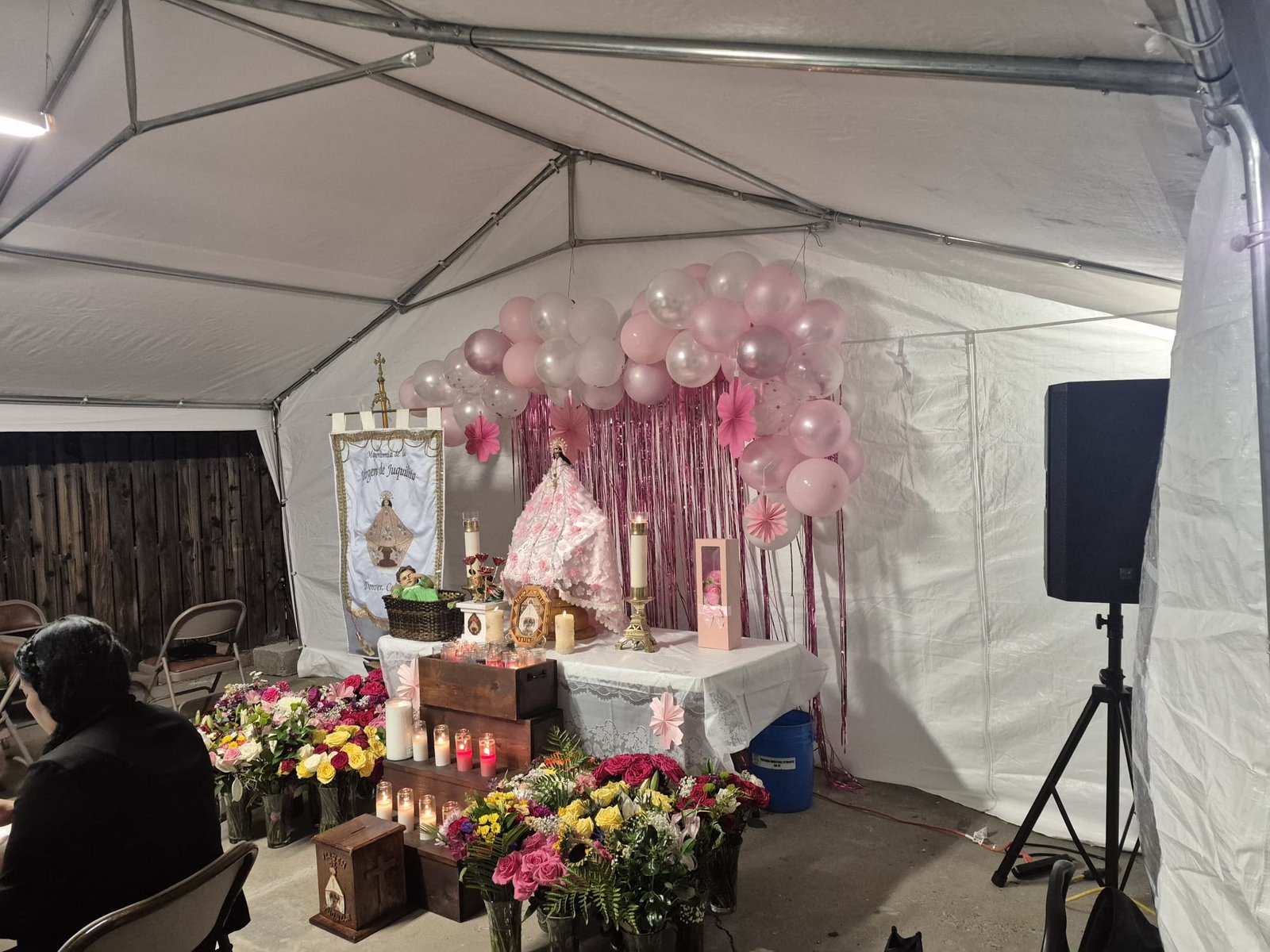 Ofrenda floral a la Virgen